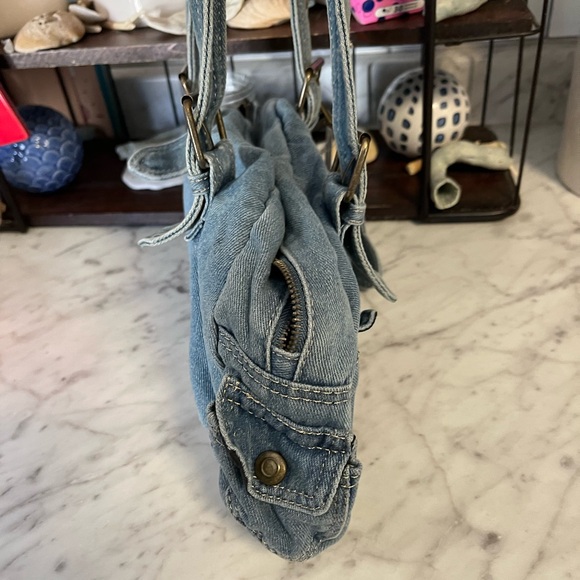 Urban Outfitters Light Blue Denim Shoulder Bag - Picture 4 of 5